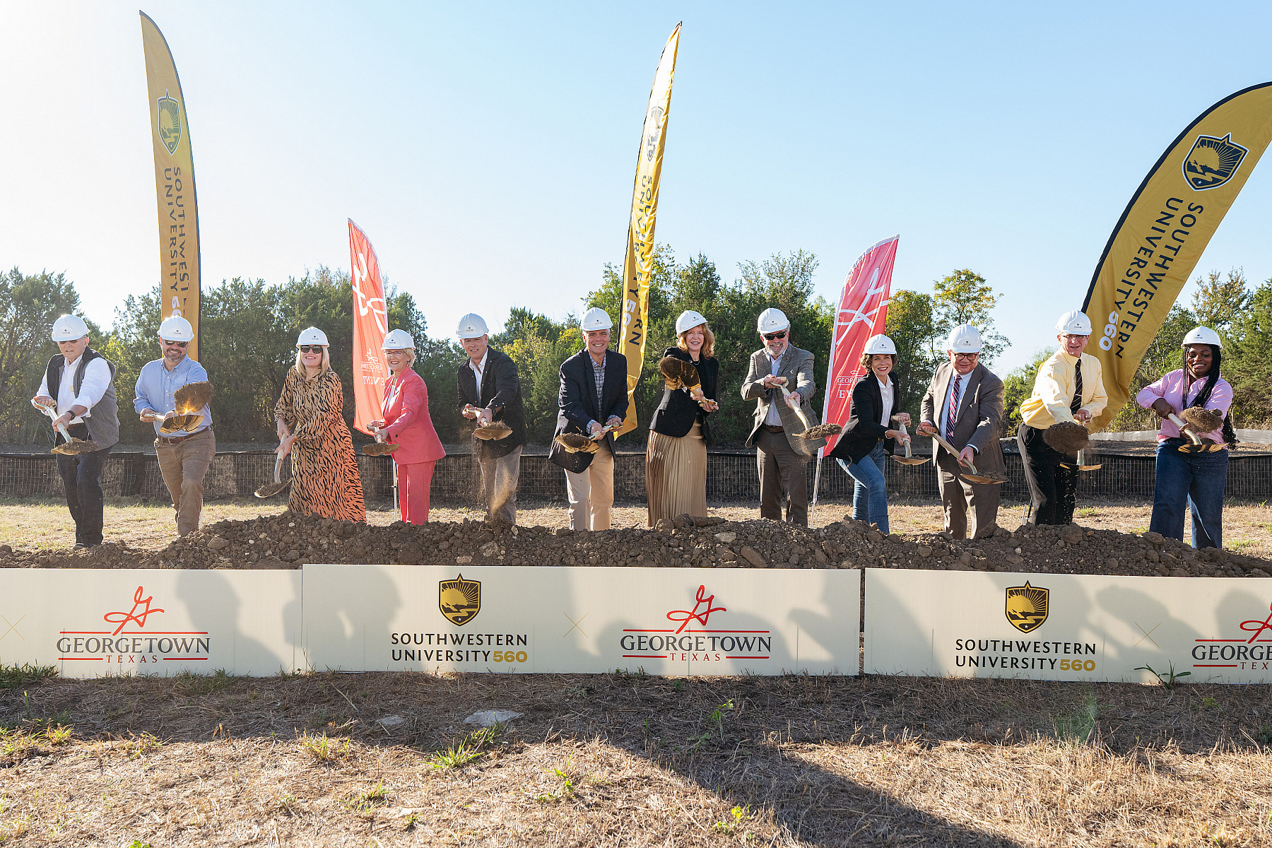 Southwestern University and City of Georgetown Officially Begin Construction of Southwestern University 560